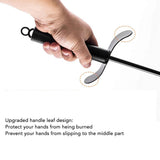 40in Fire Poker Fireplace Poker Rustproof Solid Steel Fire Pit Poker for Fireplace Camping Wood Stove Indoor Outdoor - Extra Image