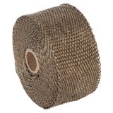 Fireproof Pipe Wrap Pipe Insulation Webbing Anti Scald Chimney Protective Wrap with 2 Clips for Furnace Tube Motorcycle Exhaust Pipes