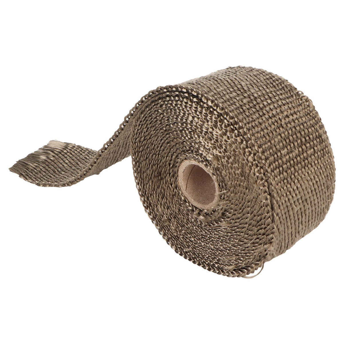 Fireproof Pipe Wrap Pipe Insulation Webbing Anti Scald Chimney Protective Wrap with 2 Clips for Furnace Tube Motorcycle Exhaust Pipes