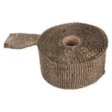 Fireproof Pipe Wrap Pipe Insulation Webbing Anti Scald Chimney Protective Wrap with 2 Clips for Furnace Tube Motorcycle Exhaust Pipes - Extra Image