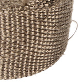 Fireproof Pipe Wrap Pipe Insulation Webbing Anti Scald Chimney Protective Wrap with 2 Clips for Furnace Tube Motorcycle Exhaust Pipes