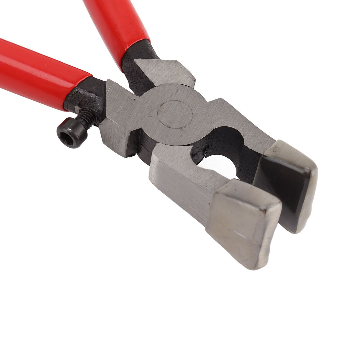 Glass Cutter Tool Kit Breaker Pliers Curve Jaw Glass Running Pliers Kit Glass Cutter Pen 2pcs Blades with Oil Dropper Screwdrive