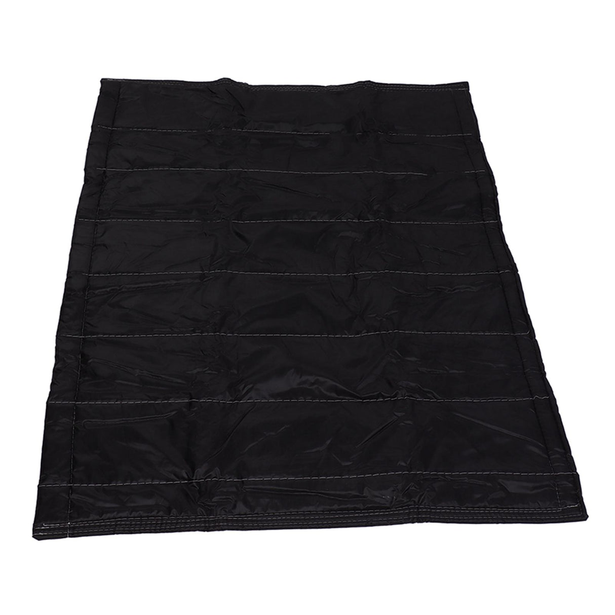 Fireplace Blanket Black Oxford Fabric 2 Layers Cotton Hook and Loop Fireplace Draft Stopper for Home Indoor Winter 39x32in
