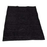 Fireplace Blanket Black Oxford Fabric 2 Layers Cotton Hook and Loop Fireplace Draft Stopper for Home Indoor Winter 39x32in