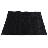 Fireplace Blanket Black Oxford Fabric 2 Layers Cotton Hook and Loop Fireplace Draft Stopper for Home Indoor Winter 39x32in
