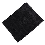 Fireplace Blanket Black Oxford Fabric 2 Layers Cotton Hook and Loop Fireplace Draft Stopper for Home Indoor Winter 39x32in - Close-Up Angle
