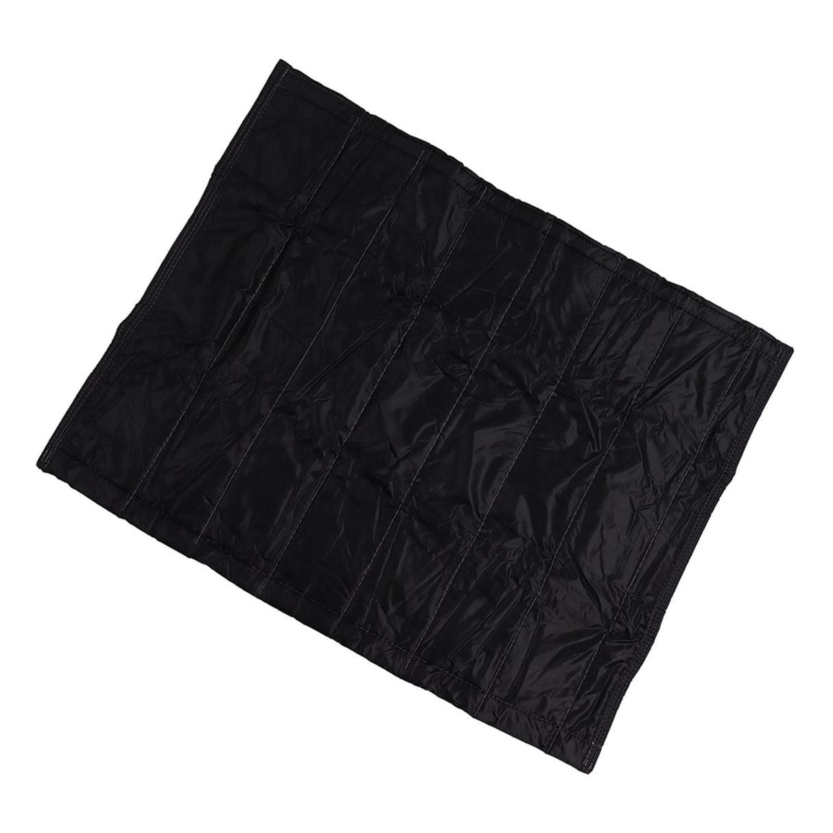 Fireplace Blanket Black Oxford Fabric 2 Layers Cotton Hook and Loop Fireplace Draft Stopper for Home Indoor Winter 39x32in