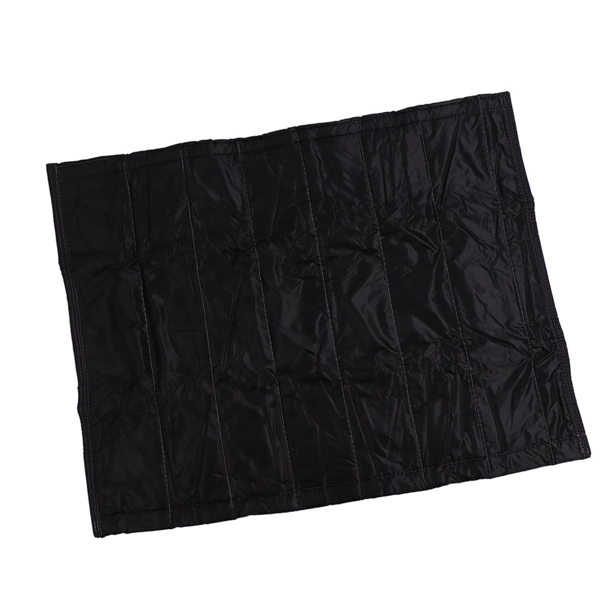 Fireplace Blanket Black Oxford Fabric 2 Layers Cotton Hook and Loop Fireplace Draft Stopper for Home Indoor Winter 39x32in