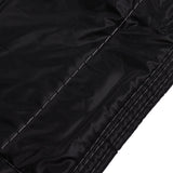Fireplace Blanket Black Oxford Fabric 2 Layers Cotton Hook and Loop Fireplace Draft Stopper for Home Indoor Winter 39x32in