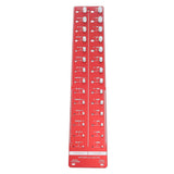 Bolt and Nut Identifier Gauge 10B21 Carbon Steel High Accuracy Nut and Bolt Thread Checker for Detecting Fixed Bolts Red 55x11cm