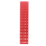 Bolt and Nut Identifier Gauge 10B21 Carbon Steel High Accuracy Nut and Bolt Thread Checker for Detecting Fixed Bolts Red 55x11cm - Top-Down View