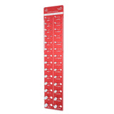 Bolt and Nut Identifier Gauge 10B21 Carbon Steel High Accuracy Nut and Bolt Thread Checker for Detecting Fixed Bolts Red 55x11cm