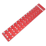Bolt and Nut Identifier Gauge 10B21 Carbon Steel High Accuracy Nut and Bolt Thread Checker for Detecting Fixed Bolts Red 55x11cm