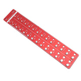 Bolt and Nut Identifier Gauge 10B21 Carbon Steel High Accuracy Nut and Bolt Thread Checker for Detecting Fixed Bolts Red 55x11cm
