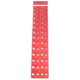 Bolt and Nut Identifier Gauge 10B21 Carbon Steel High Accuracy Nut and Bolt Thread Checker for Detecting Fixed Bolts Red 55x11cm