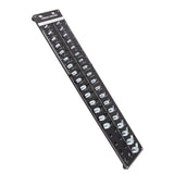 Bolt and Nut Identifier Gauge 10B21 Carbon Steel High Accuracy Nut and Bolt Thread Checker for Detecting Fixed Bolts Black 51x10cm
