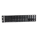 Bolt and Nut Identifier Gauge 10B21 Carbon Steel High Accuracy Nut and Bolt Thread Checker for Detecting Fixed Bolts Black 51x10cm - Top-Down View