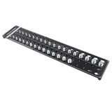 Bolt and Nut Identifier Gauge 10B21 Carbon Steel High Accuracy Nut and Bolt Thread Checker for Detecting Fixed Bolts Black 51x10cm