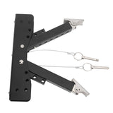 RV Step Stabilizer Household Multifunctional Foldable Steel Solid Stance RV Step Stabilizer - Rear View