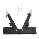 RV Step Stabilizer Household Multifunctional Foldable Steel Solid Stance RV Step Stabilizer - Close-Up Angle