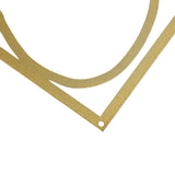 Single Line Art Wall Decor Iron Minimalist Female Line Drawing Home Hanging Wall Decor for Bedroom Kitchen Bathroom Living Room Gold 3PCS - Extra Image
