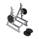 Squat Rack Pen Holder Pen Display Stand Eyebrow Pen Stand Makeup Brush Rack Organizer for Home School Office Use - Rear View