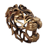 Lion Head Art Wall Decor Resin Vivid Lion Head Wall Mounted Art Sculpture for Living Room - Extra Image