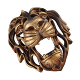 Lion Head Art Wall Decor Resin Vivid Lion Head Wall Mounted Art Sculpture for Living Room - Extra Image