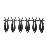 6pcs European Mount Skull Hanger Antler Style Skull Wall Mount Bracket Hangers Deer Hanger with Simple Easy Installation Kits
