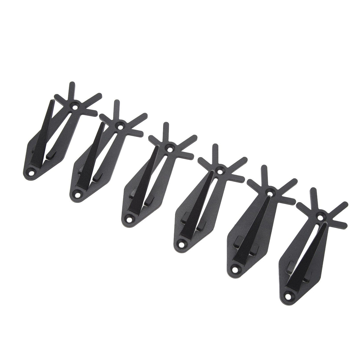 6pcs European Mount Skull Hanger Antler Style Skull Wall Mount Bracket Hangers Deer Hanger with Simple Easy Installation Kits