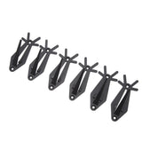 6pcs European Mount Skull Hanger Antler Style Skull Wall Mount Bracket Hangers Deer Hanger with Simple Easy Installation Kits