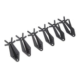6pcs European Mount Skull Hanger Antler Style Skull Wall Mount Bracket Hangers Deer Hanger with Simple Easy Installation Kits - Top-Down View