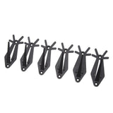 6pcs European Mount Skull Hanger Antler Style Skull Wall Mount Bracket Hangers Deer Hanger with Simple Easy Installation Kits
