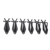 6pcs European Mount Skull Hanger Antler Style Skull Wall Mount Bracket Hangers Deer Hanger with Simple Easy Installation Kits - Low Angle