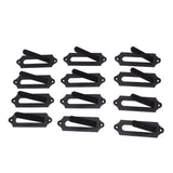 12Pcs European Style Mount Skull Hanger European Deer Elk Skull Wall Mount Hanger Animal Skull Wall Mount Bracket Indoor Outdoor Handicraft Decoration - Rear View