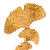 Leaf Decoration Resin Anti Slip Anti Fade Modern Desktop Leaves Ornament Model for Living Room Hallway Gold - Extra Image