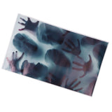 Halloween Decorations PVC Large Halloween Window Cling Scary Halloween Window Sticker - Rear View