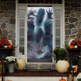 Halloween Decorations PVC Large Halloween Window Cling Scary Halloween Window Sticker