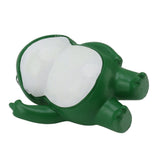 Middle Finger Frog Ornament Outdoor Patio Quirky Little Frog Ornament for Home Office Desktop