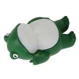 Middle Finger Frog Ornament Outdoor Patio Quirky Little Frog Ornament for Home Office Desktop