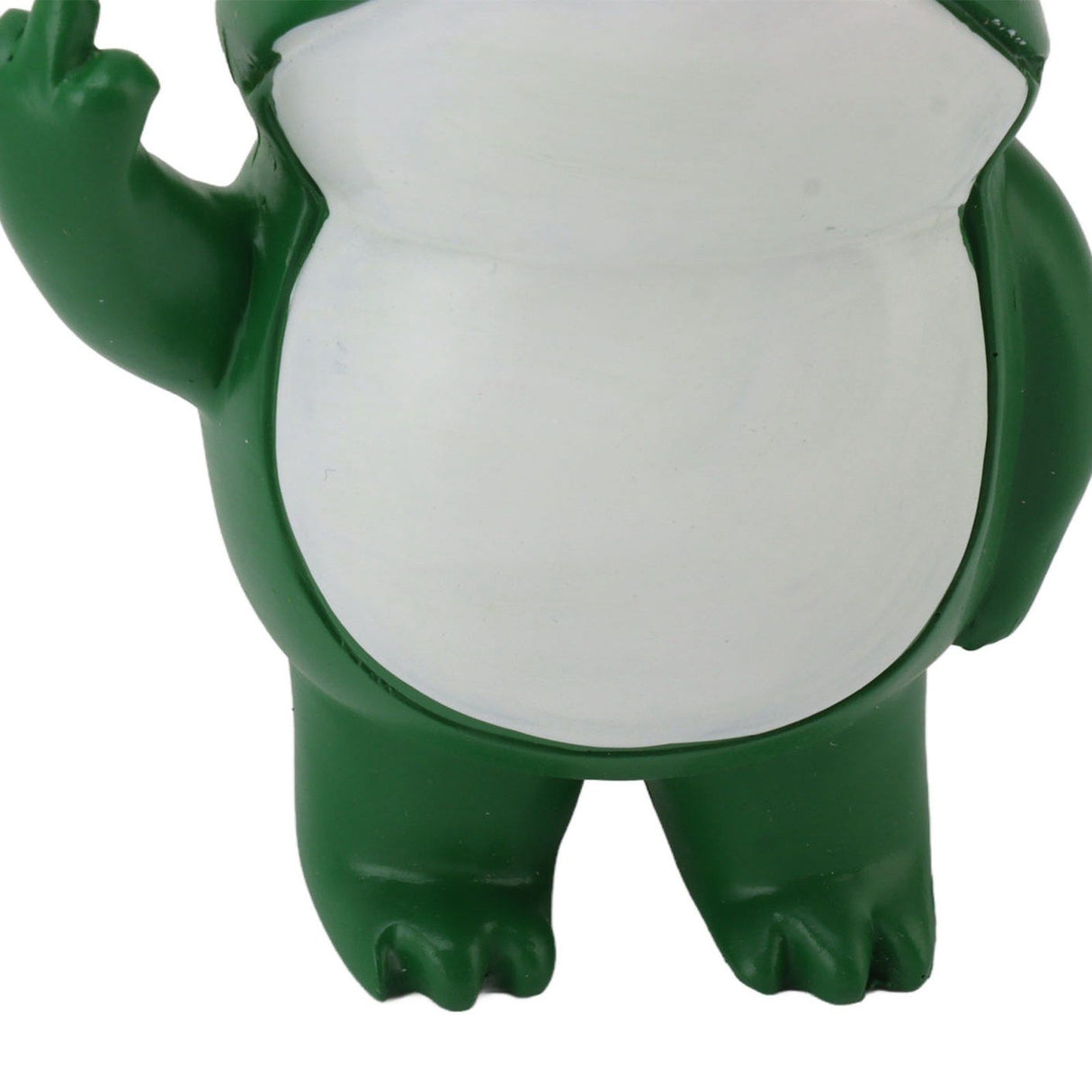 Middle Finger Frog Ornament Outdoor Patio Quirky Little Frog Ornament for Home Office Desktop