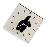 Wall Clock Innovative Nordic Style Cute Cat Pattern Silent Prevents Ticking Living Room Wall Clock for Kitchen Bedroom 30x30cm / 11.8x11.8in - Side View