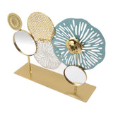 Entrance Hall Desktop Iron Ornament with Mirror Living Room Entrance Hall Decoration for Home Hotel - Side View