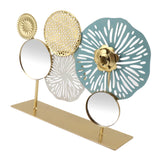 Entrance Hall Desktop Iron Ornament with Mirror Living Room Entrance Hall Decoration for Home Hotel - Extra Image