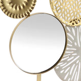Entrance Hall Desktop Iron Ornament with Mirror Living Room Entrance Hall Decoration for Home Hotel