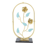 Table Top Ornament Nordic Style Innovative Metal Iron Craft Decoration for TV Cabinet Rose