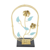 Table Top Ornament Nordic Style Innovative Metal Iron Craft Decoration for TV Cabinet Rose