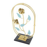 Table Top Ornament Nordic Style Innovative Metal Iron Craft Decoration for TV Cabinet Rose