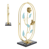 Table Top Ornament Nordic Style Innovative Metal Iron Craft Decoration for TV Cabinet Rose