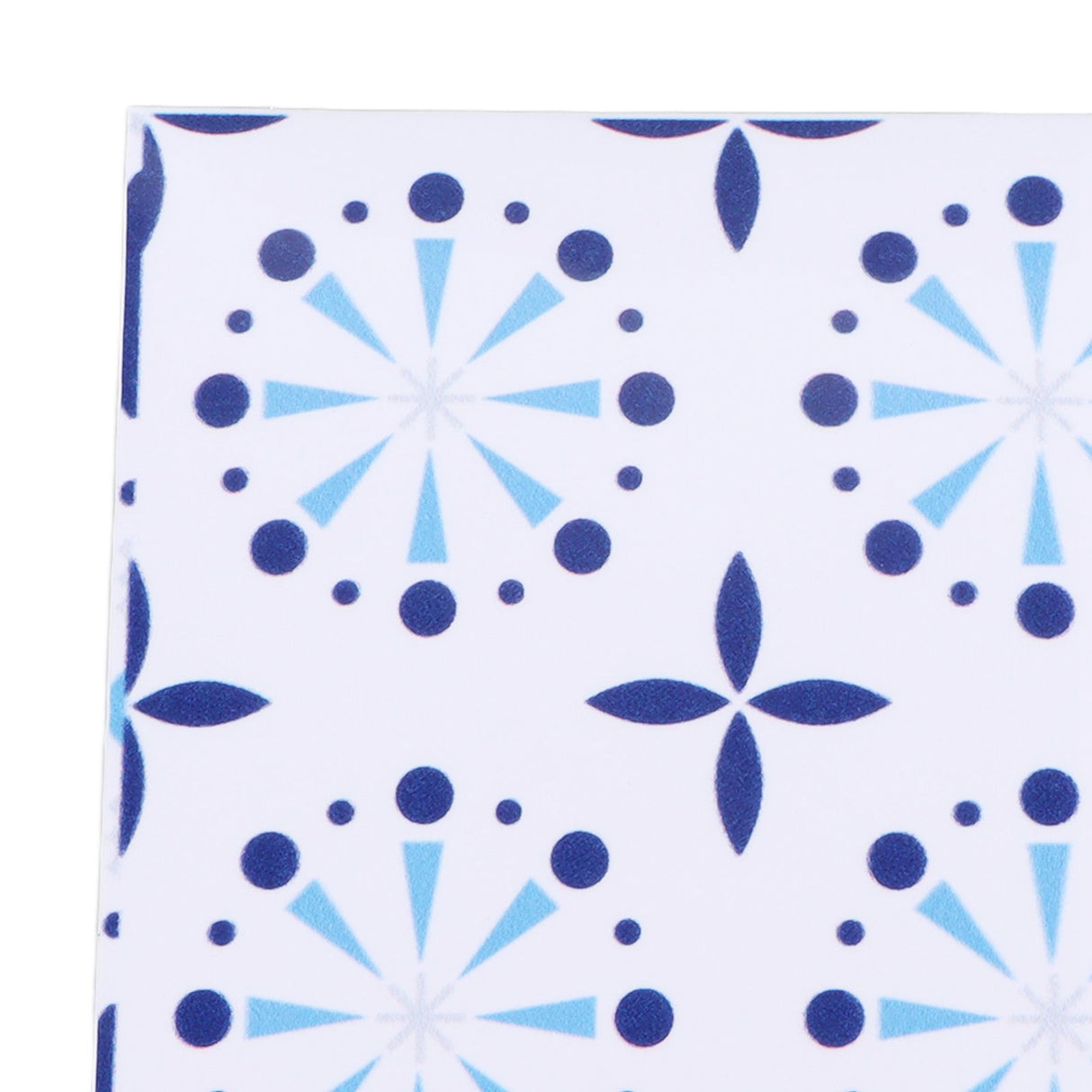 64Pcs Mediterranean Style Tile Paste Sticler Kitchen Bathroom Self Adhesive Removable Glossy Film Tile Sticker 10cm